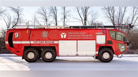 Yellowknife Airport Takes Delivery Of Oshkosh Striker 6x6 Arff Vehicle Firehouse