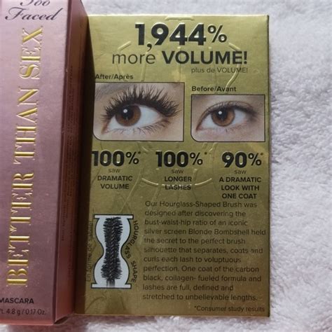Too Faced Makeup Better Than Sex Mascara Full And Sample Size Poshmark