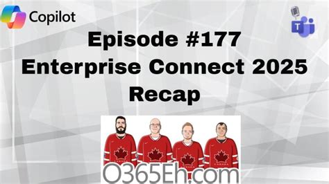O365eh Episode 177 Enterpriseconnect 2025 Recap Habib Mankal