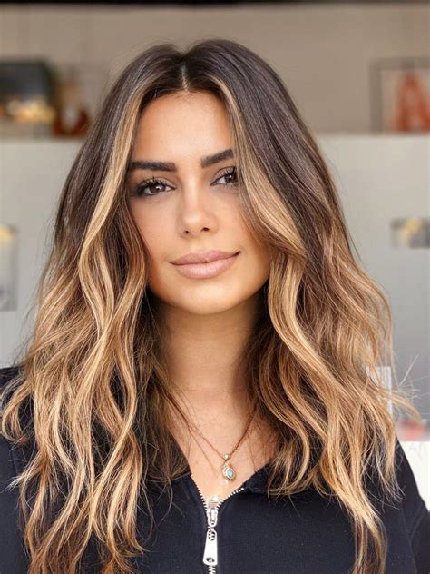 Pin on Specıal blonde Brunette hair with highlights Honey hair Brunette balayage hair