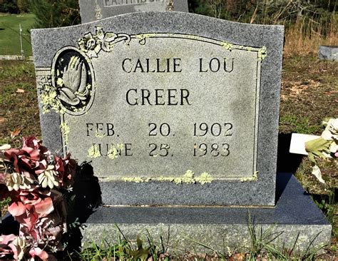 Callie Lou Eastridge Greer (1902-1983) - Find a Grave Memorial