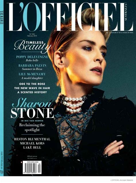 Sharon Stone – LOfficiel Magazine (Australia) February 2015 Issue ...