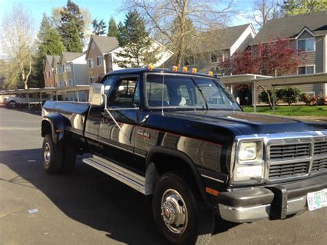1993 Dodge Ram 350 4x4 Dually Extended Cab Pickup 2 Door 59l Cummings