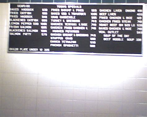Menu - Cleburne Cafeteria