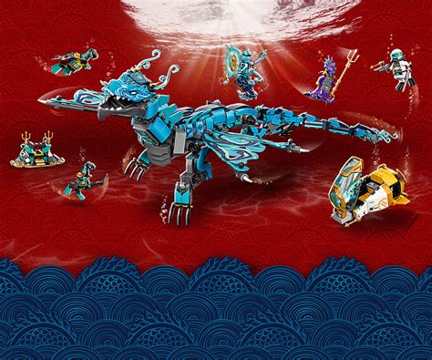 Игрален комплект конструктор ЛЕГО NINJAGO™ 71754 - Воден дракон | КОМСЕД