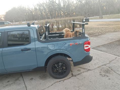 Update Thule Xsporter Mid Rack With Kayak Loaded Page 2 Mavericktruckclub 2022 Ford