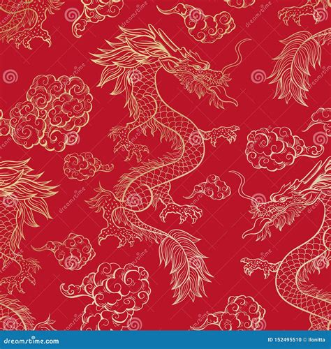 Chinese Dragon Pattern