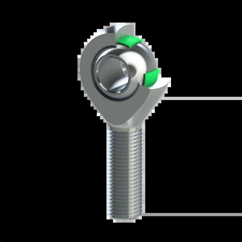 Rod End - Uniball M24x2.0 - male left thread | Bearings and Uniballs ...