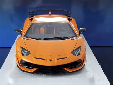 Lamborghini Aventador Svj Arancio Atlas Orange Autoart Neu