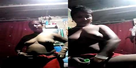 Naughty Dehati Wife Massaging Oil On Pussy