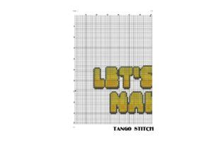 Let S Get Naked Cartoon Lettering Funny Graphic By Tango Stitch