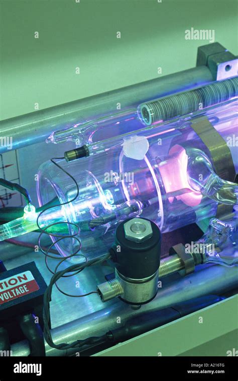Argon Laser Chamber Stock Photo Alamy