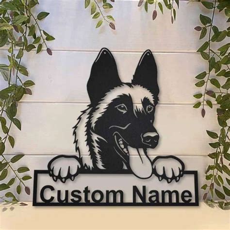 Boxer Dog Metal Wall Art Dog Lover Personalized Metal Sign Custom