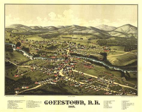 Historic Map - Goffstown, NH - 1887 | World Maps Online