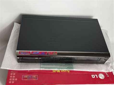 New Lg Rc T Dvd Vcr Combo Player Vhs To Dvd Recording Hdmi P