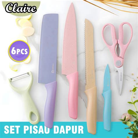 Jual Pisau Set Jerami Peralatan Masak Pisau In Pisau Set