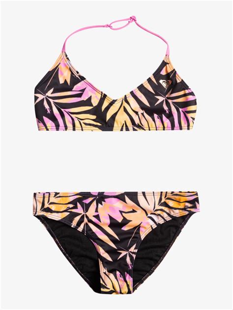 Active Joy Ensemble De Bikini Triangle Pour Filles 6 16 Ans Roxy