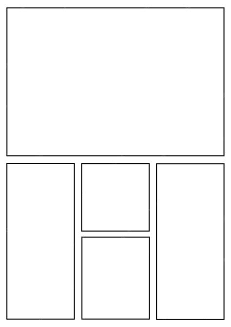 Premium Vector Manga Storyboard Layout A4 Template For Rapidly Create