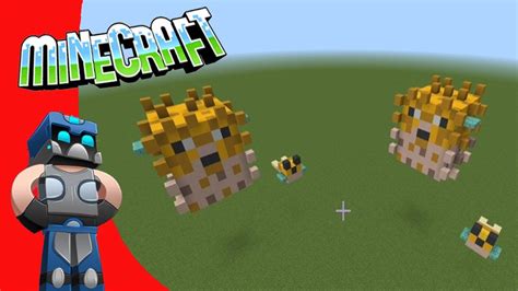 Pez Globo Pixel Art Minecraft Tutorial Como Hacer Un Pez Globo En