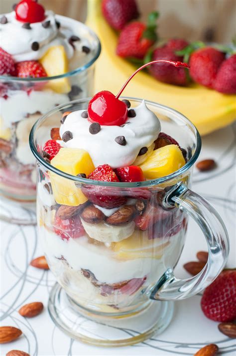 Breakfast Banana Split Parfaits Peas And Crayons