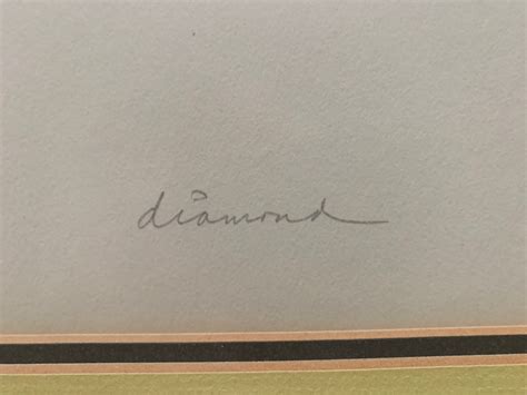 Vintage S S Abstract Nude Artist Proof Mid Century Modern Colored Ink Lithograph Print