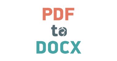 PDF to DOCX – Convert PDF to DOCX Online