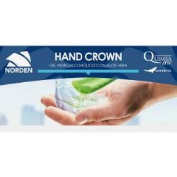 HAND CROWN GEL HIDROALCOHÓLICO garrafa 5 lts