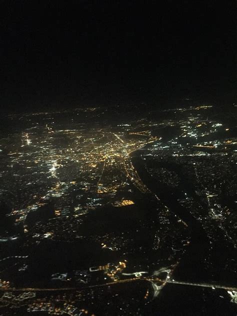 Plane Lights At Night