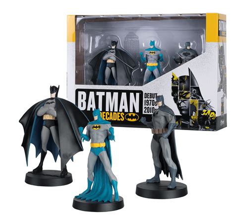 Batman Decades 3 Figure Set: Debut 1970s 2010 | DC Hero Collector