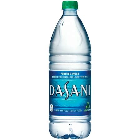 DASANI Purified Water Bottle, 1 Liter - Walmart.com