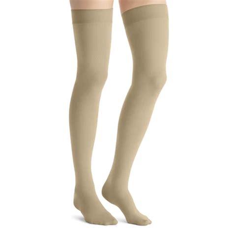 JOBST Opaque Compression Thigh High 20 30 MmHg Silicone Dot Band Closed