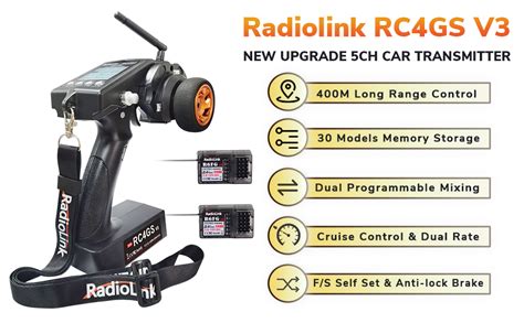 Amazon Ata Hobby Radiolink Rc Gs V Channel Rc Radio Transmitter