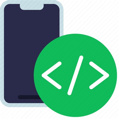 Mobile Code Device Programming Coding Icon Download On Iconfinder