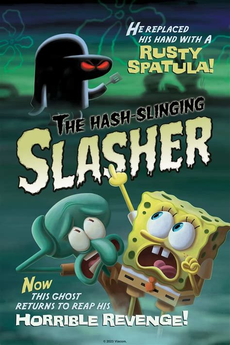 Hot Topic SpongeBob SquarePants Hash Slinging Slasher Poster Hamilton Place