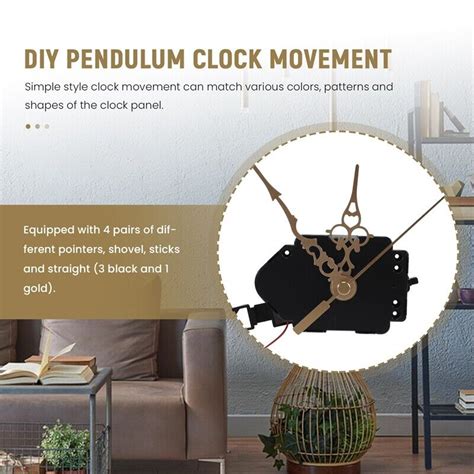 Quartz Pendulum Trigger Clock Movement Chime Music Box Completer Diy Wall1832 Ebay