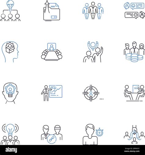 Execution Ideation Line Icons Collection Creativity Innovation