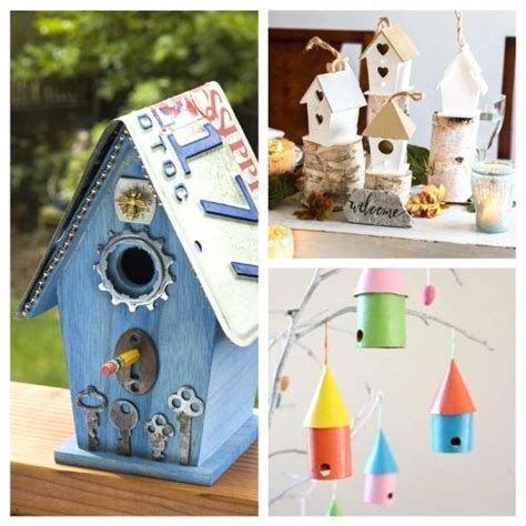 16 DIY Birdhouse Projects- Décor and Kids Crafts- A Cultivated Nest