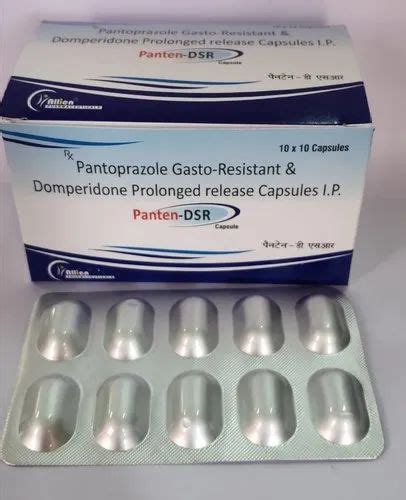 Panten Dsr Pantoprazole 40mg Domperidone Sustained Release 30mg Treatment Gastric Pack