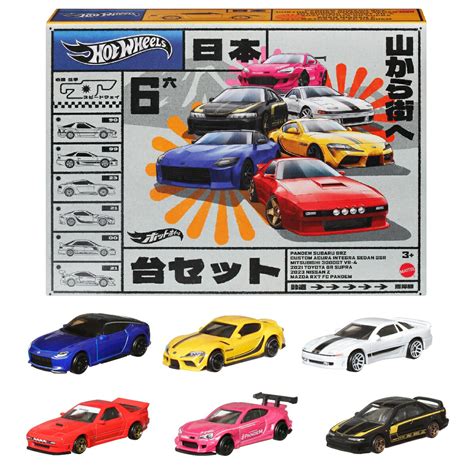 楽天ブックス ホットウィール Hot Wheels ストリートオブジャパン マルチパック 6台入り 乗り物おもちゃ ミニカー 3歳から マルチ HRX54 玩具