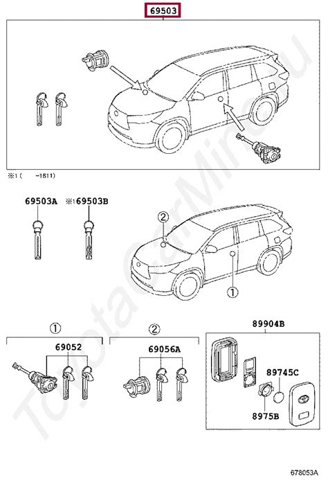 Запчасти Тойота Хайлендер (Toyota Highlander) в интернет-магазине ...