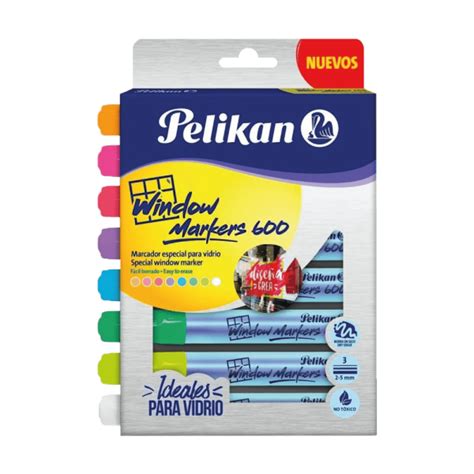 Marcadores De Vidrios 8 Colores Pelikan 600 Comsucre Online