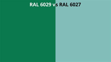 Ral 6029 Vs 6027 Ral Colour Chart Uk