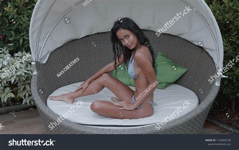 Beautiful Sexy Lady Bikini Posing Near Stock Photo Shutterstock