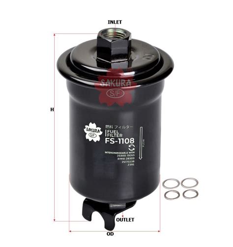 Фильтр топливный Sakura топливный FS - купить по выгодным ценам в ...