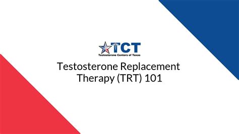 Testosterone Replacement Therapy Trt Youtube