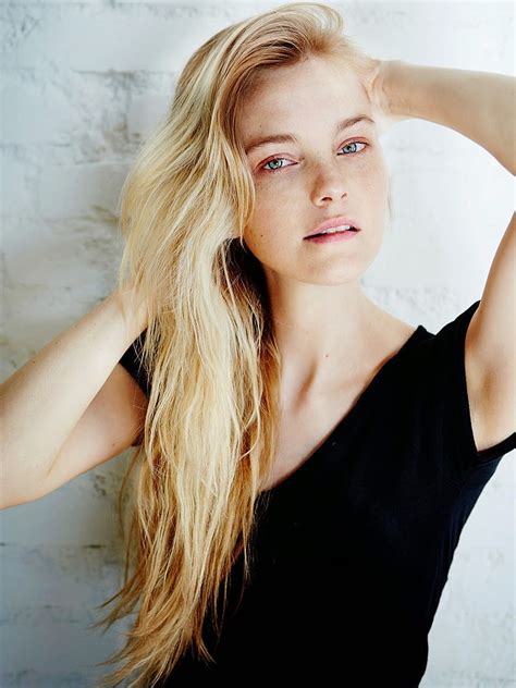 Hd Wallpaper Women Caroline Trentini Blonde Green Eyes Model Hair