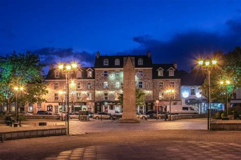 Donegal Town Diamond Abbey Hotel County Donegal Ireland Editorial