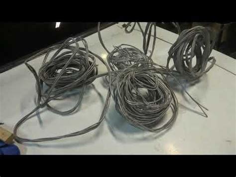 Как лучше почистить алюминиевые провода от оплетки. Несколько рабочих ...