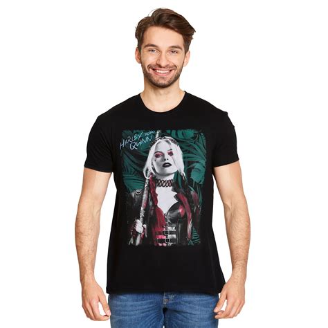 Harley Quinn T Shirt Schwarz The Suicide Squad Elbenwald