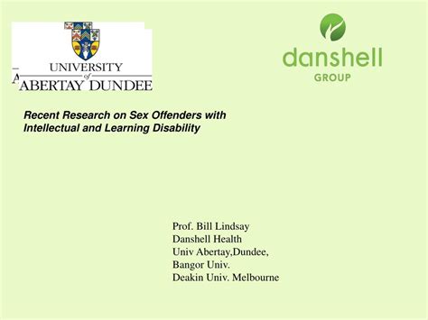 Ppt Recent Research On Sex Offenders With Intellectual And Learning Disability Powerpoint